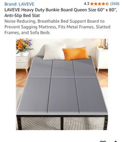 LAVEVE Heavy Duty Queen Bunkie Board 60x80