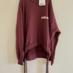 Ambush Burgundy Multicord Sweatshirt