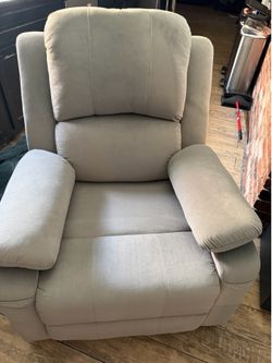 Rocker Recliner Chair for Adults, 360° Swivel Rocker Recliner with Massage and Heating, Nursery Rocking Chairs with Side Pockets, Manual Reclining Cha
