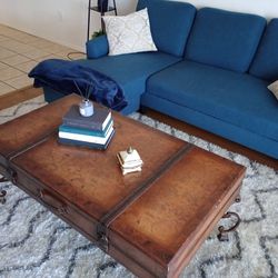 Vintage Old World Map Coffee Table