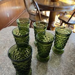 Vintage Drinking Glasses - 6