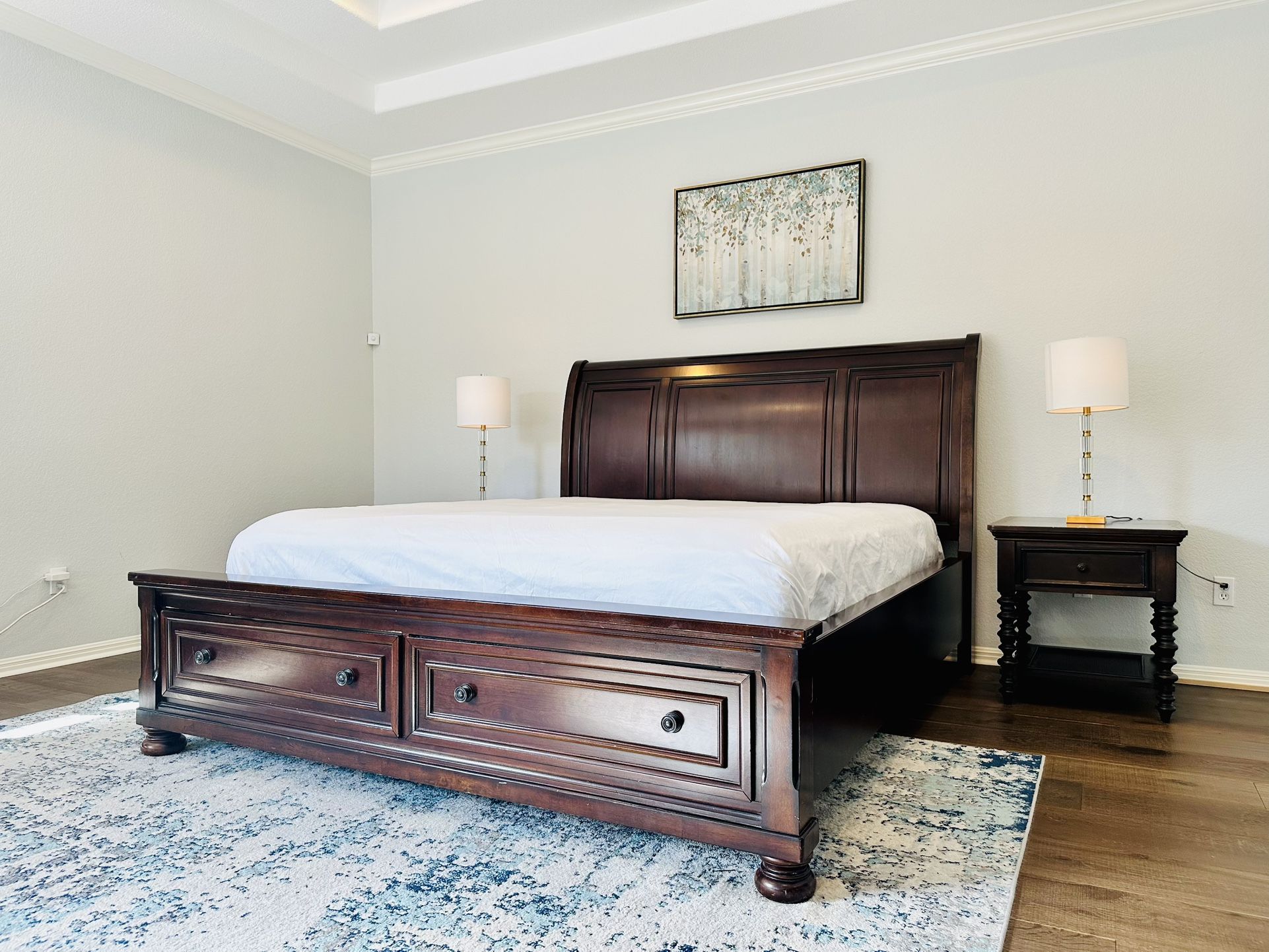 California King Bedroom Set 4 Piece