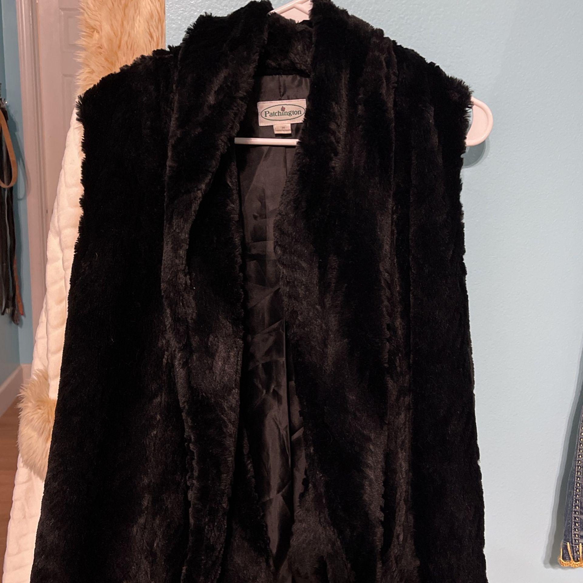 Gorgeous, Perfect Condition Patchin Black Vest, Soft