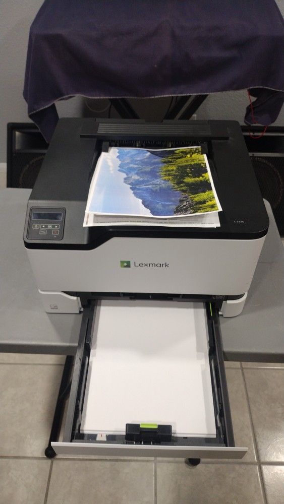 Really Nice Lexmark Color Laser Printer Model # (C3326DW)
