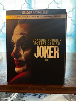 DC Joker 4k Blu-ray