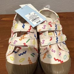 Cat & Jack Girls Sneakers Size 12 - New with Tags