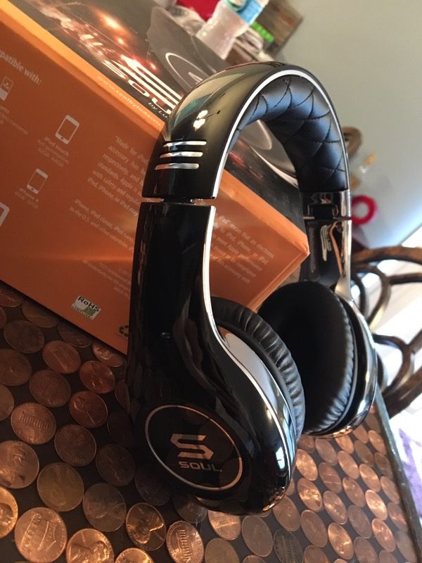 Souls by Ludacris, SL150 Black Over-Ear Headphones