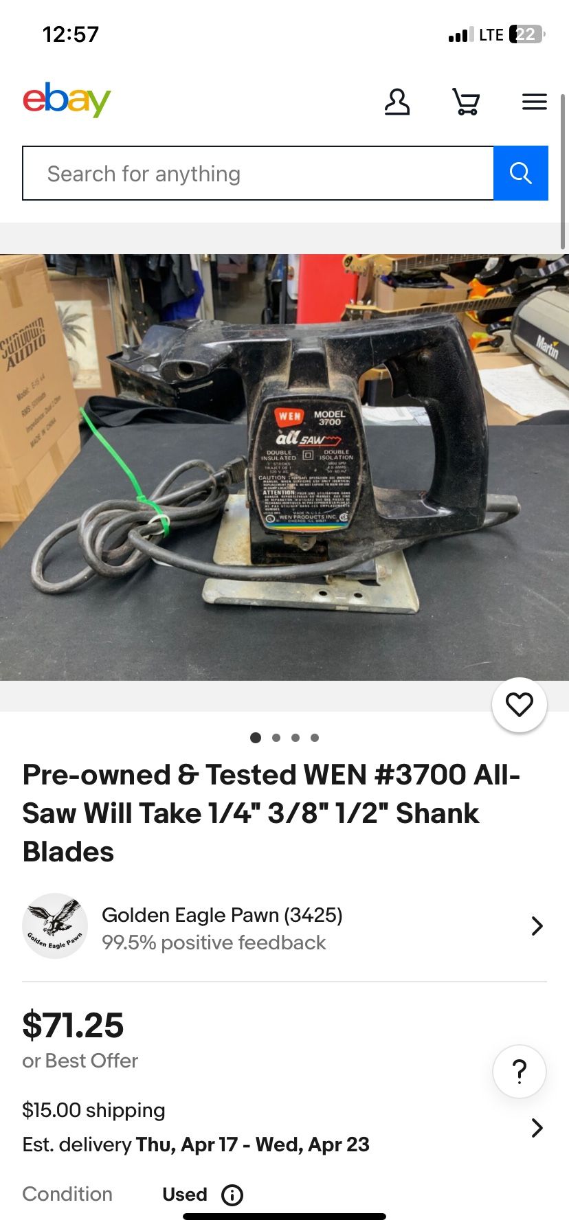 All Saw Model 3700