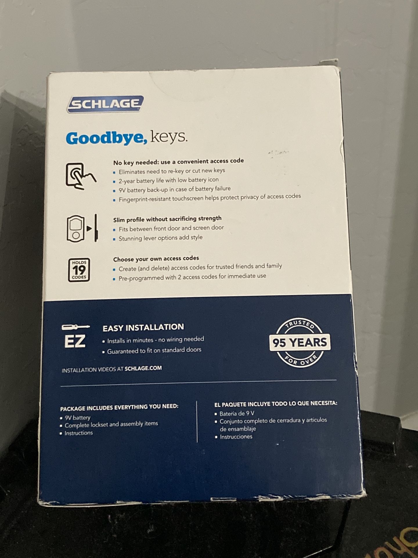 SCHLAGE TOUCH