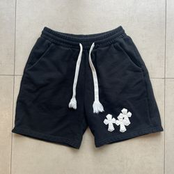 Shorts with Cross Patches