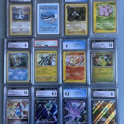 Pokemon Slabs vintage, modern Price Vary