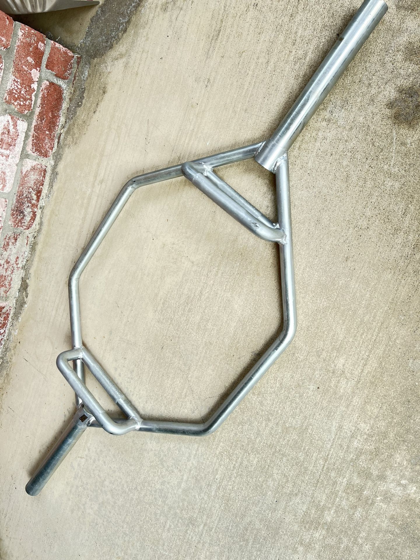 Heavy Lifting Olympic Trap Hex Weight Bar Knurled Grip (Sat & Sun only)