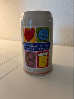2008 Munich Oktoberfest Official Beer Mug - Vintage German Stein