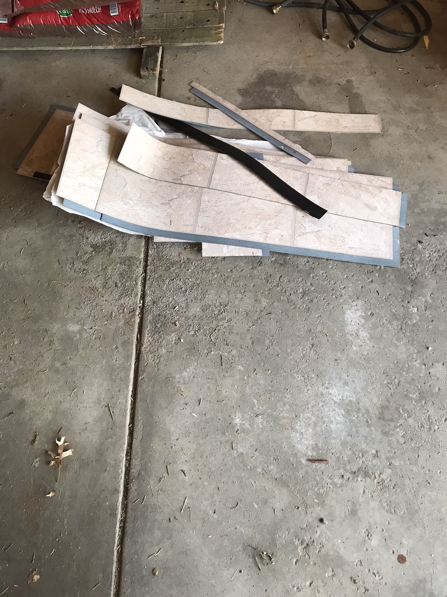 Unused flooring