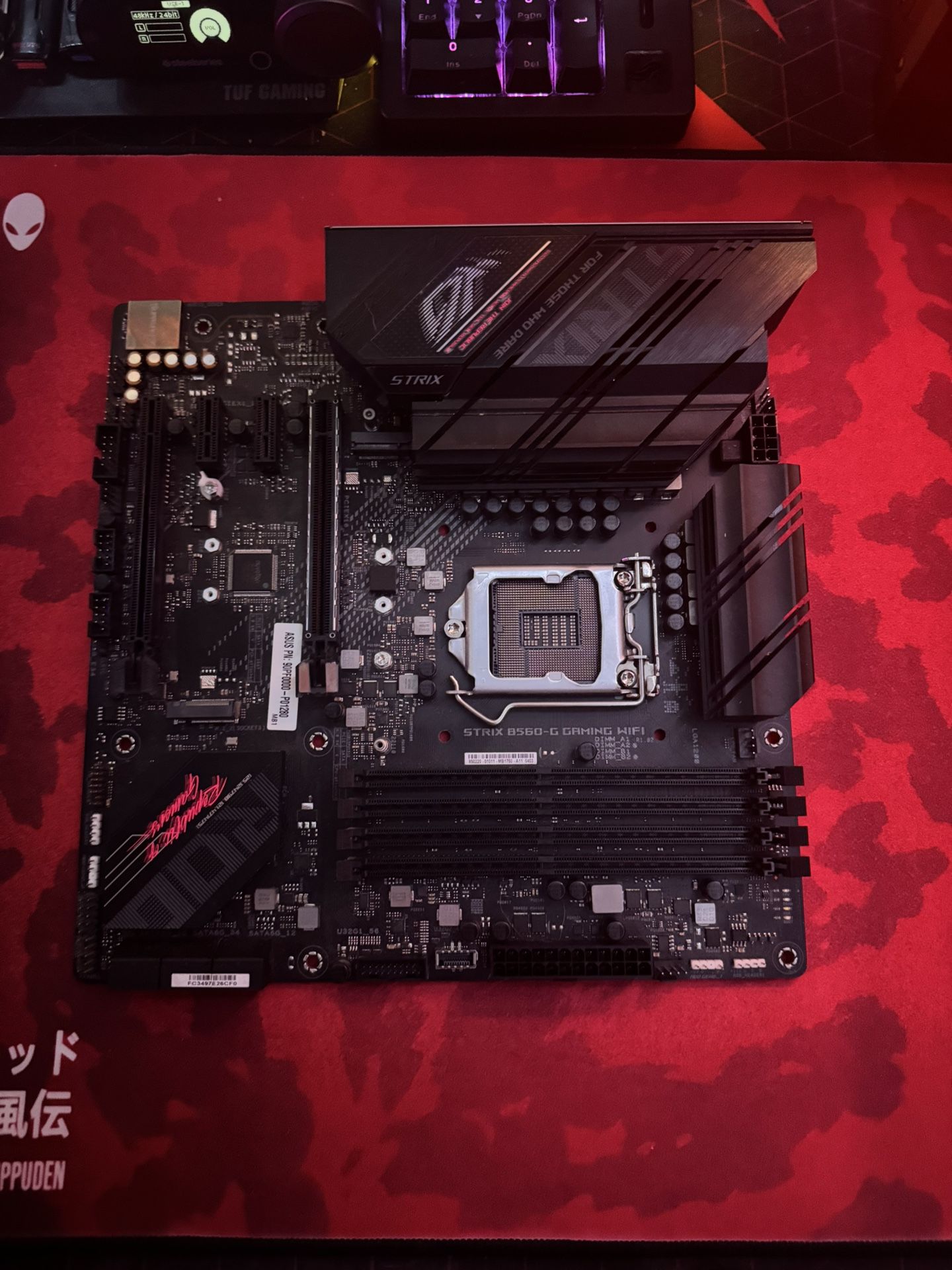 Asus rog strix b560-G gaming wifi needs bios reset