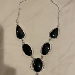 Natural Blood Stone Necklace