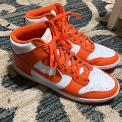 Nike Syracuse High Dunks Size 13 