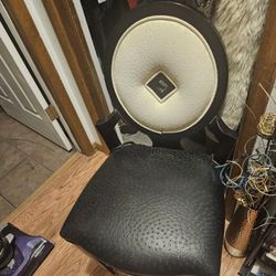 Vintage Black N White Designer Chair