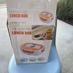 Electric 304 Stainless Lunch Box With Fork And Spoon 