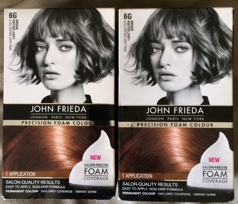 John Frieda Precision Foam Color, 6G Light Golden Brown (Pack of 2)