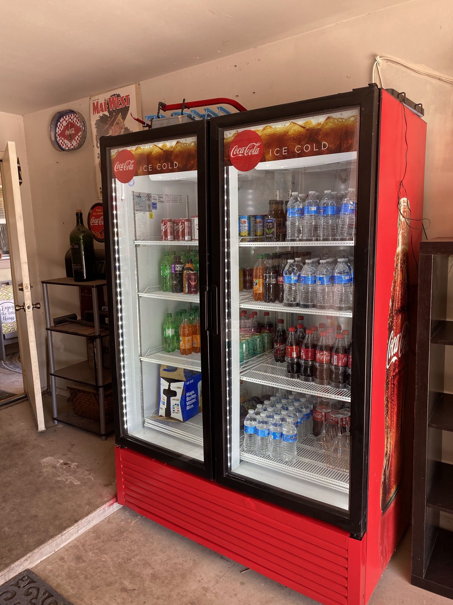 Coke Cola Double Door