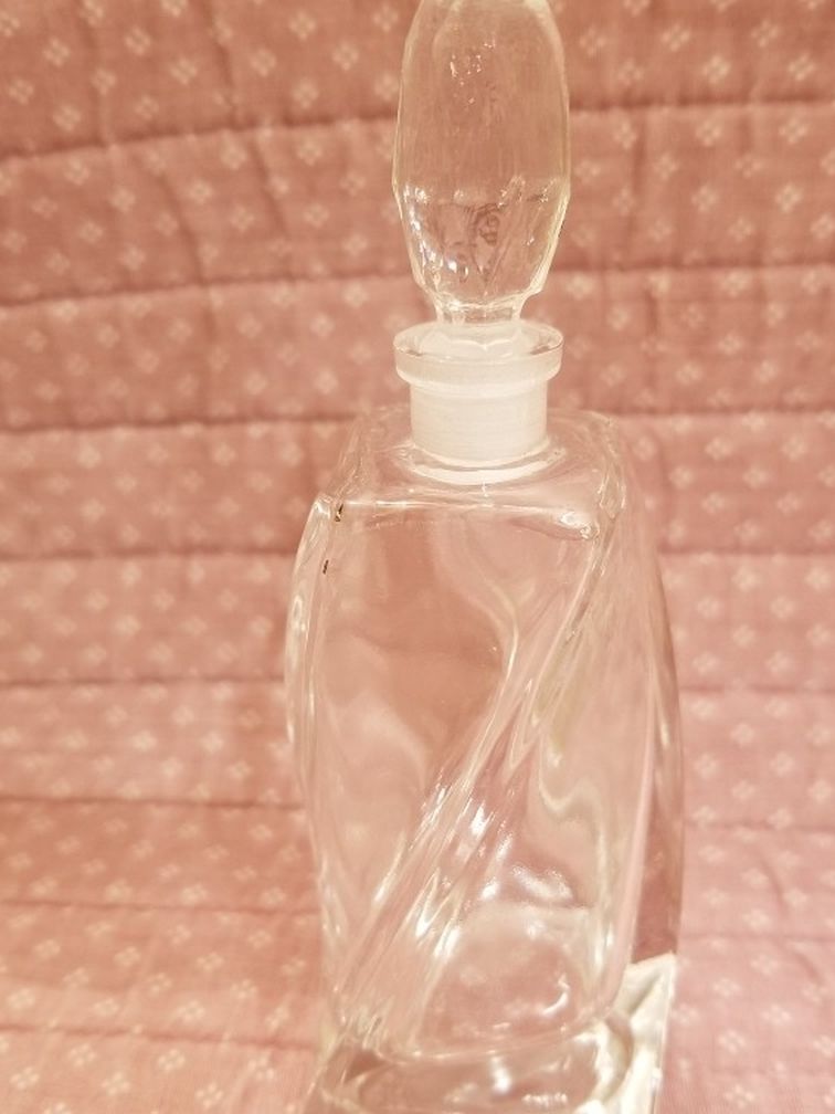 Twisted Perfume Bottle W/original Stopper