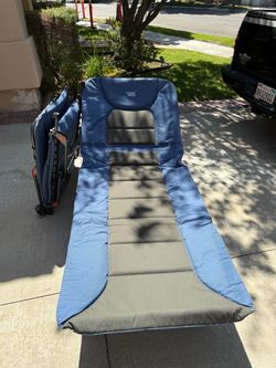 2- Timber Ridge Folding Padded Lounge Chair