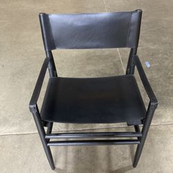 CB2 Black Director Chairs