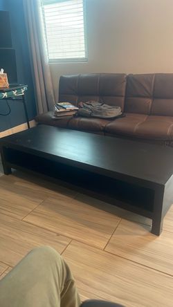 Black coffee table