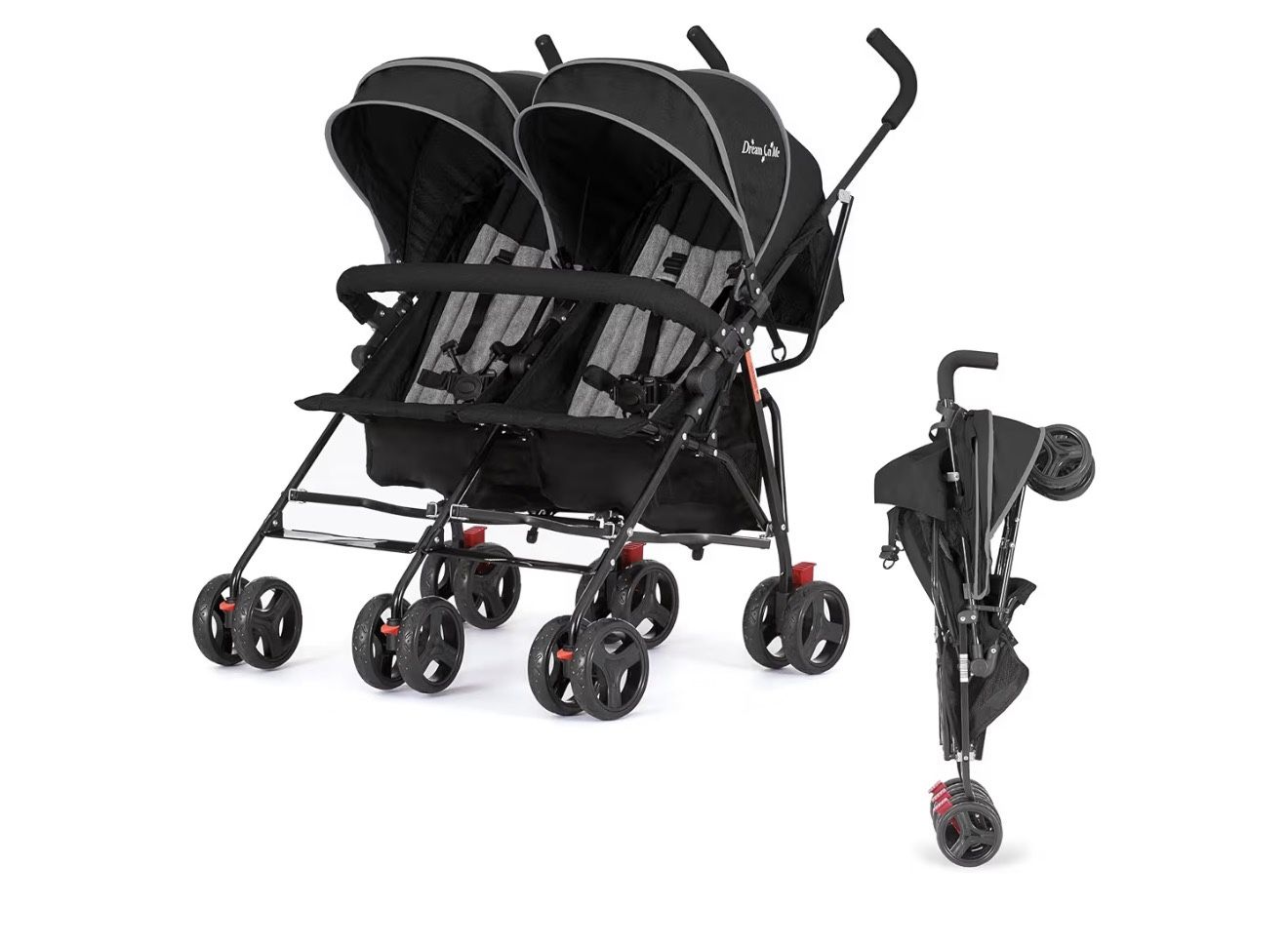 Dream On Me Double Stroller