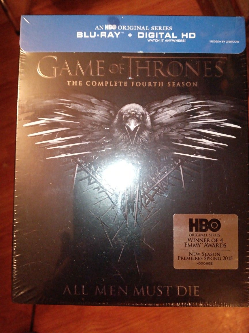 Game Of Thrones- complete fourth season- blu- ray format