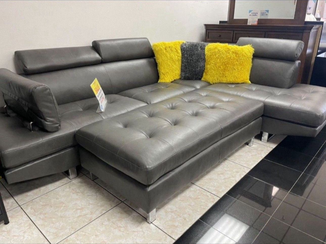 BLACK FRIDAY SALE! NEW IBIZA SECTIONAL SOFA AND OTTOMAN SET ON SALE ONLY $899. IN STOCK SAME DAY DELIVERY 🚚 