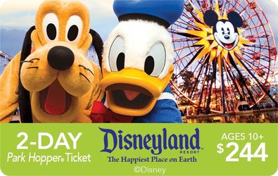 Disneyland 2 Day Park Hopper