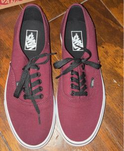 Burgundy VANS