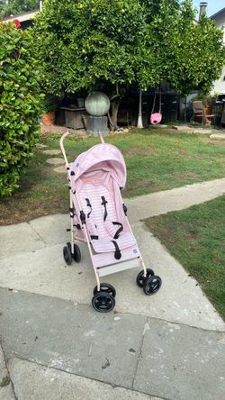 Pink Baby Gap Stroller beautiful style everything works perfect lightweight easy to fold and carried