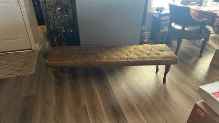 Vintage Hollywood Regency bench