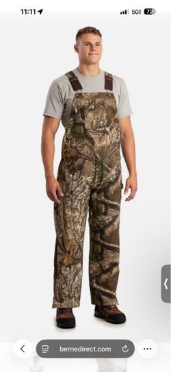 Berne Heritge Unlined Duck Bib Overall