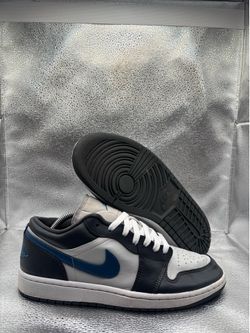 Air Jordan 1 low anthracite industrial blue