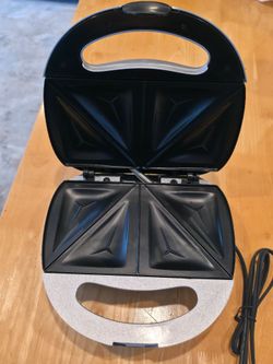 Electric Dual Sandwich Maker & Grilled Cheese Press