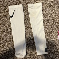 White Nike Sleeves