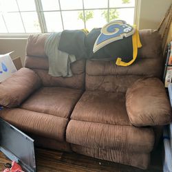 2 Seater Couch (used To Recline)