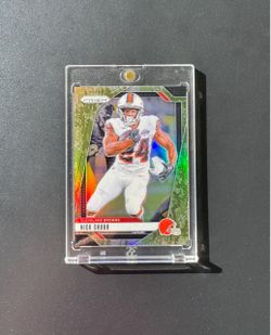 2024 Panini Prizm - Nick Chubb #65 Army Camo Prizm /15