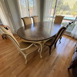 Vintage Karges Louis XV Dining Table And Chairs
