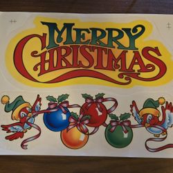 Static Cling Christmas/New Year Window Decorations