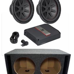 New Full Bass Package Kicker Audio CVR 12” Installed