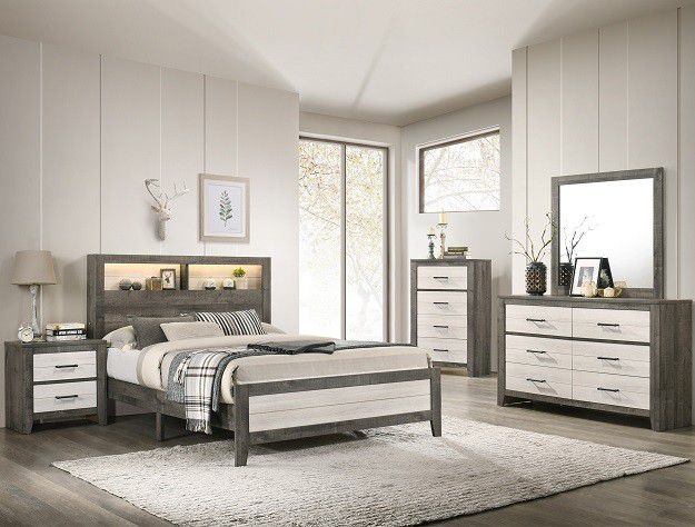 Brand New! 7pc Queen/king Bedroom Set 😍/ Take It home with Only $39down/ Hablamos Español Y Ofrecemos Financiamiento 🙋 