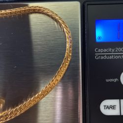 Gold Tight Cuban Link Bracelet Gold 24k 