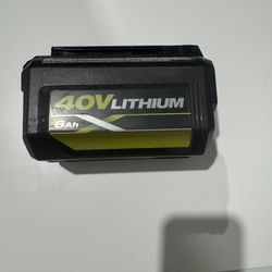 40V Lithium-Ion 6.0 Ah High Capacity Battery