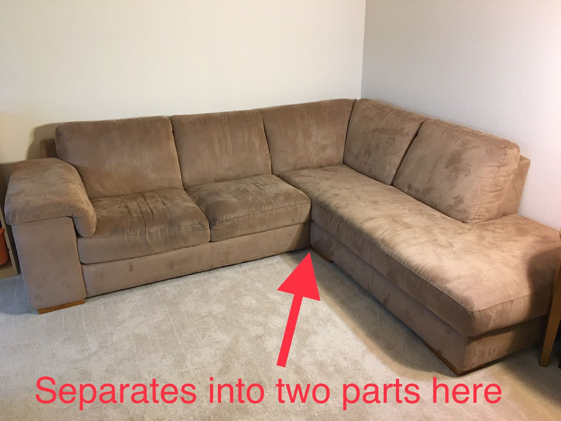*PENDING* FREE L-shape sectional couch
