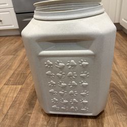 Dog food storage